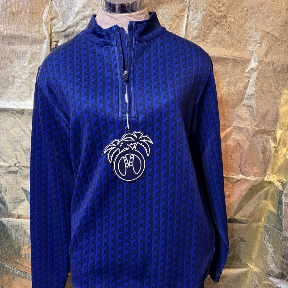 Blue Patterned Women's Top